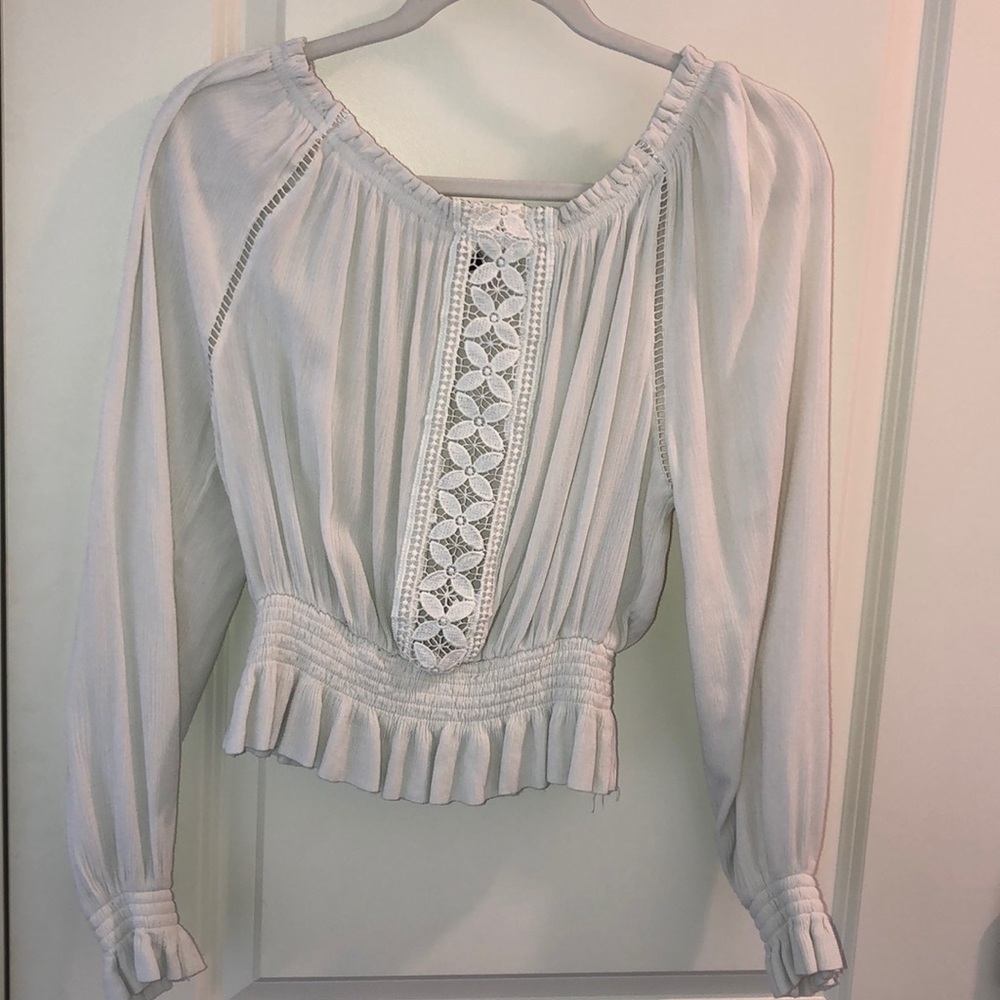 H&M off the shoulder long sleeve top